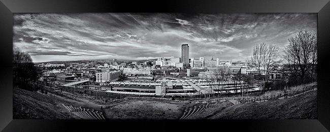 Sheffield Panorama II Framed Print by Richard Peck