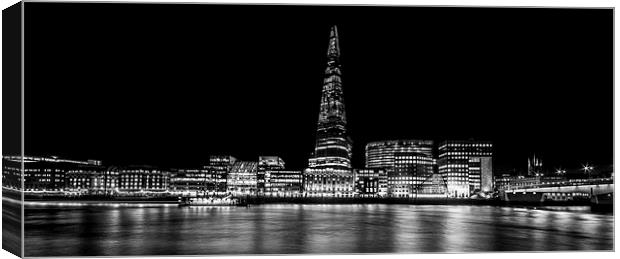 Shard Black and White Canvas Print by Oxon Images