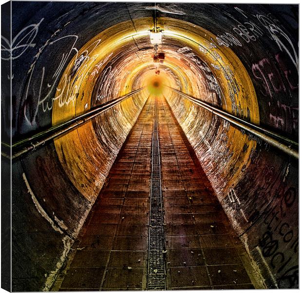 The tunnel Canvas Print by Guido Parmiggiani