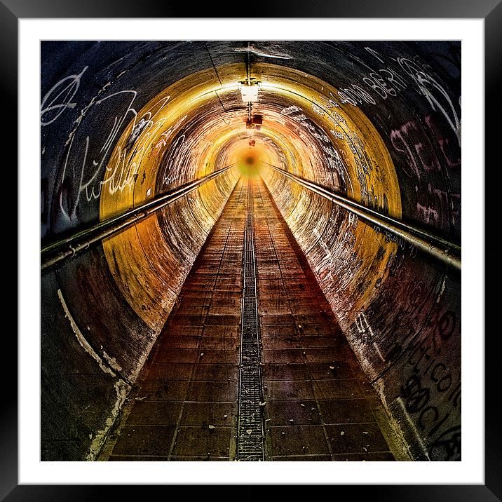 The tunnel Framed Mounted Print by Guido Parmiggiani
