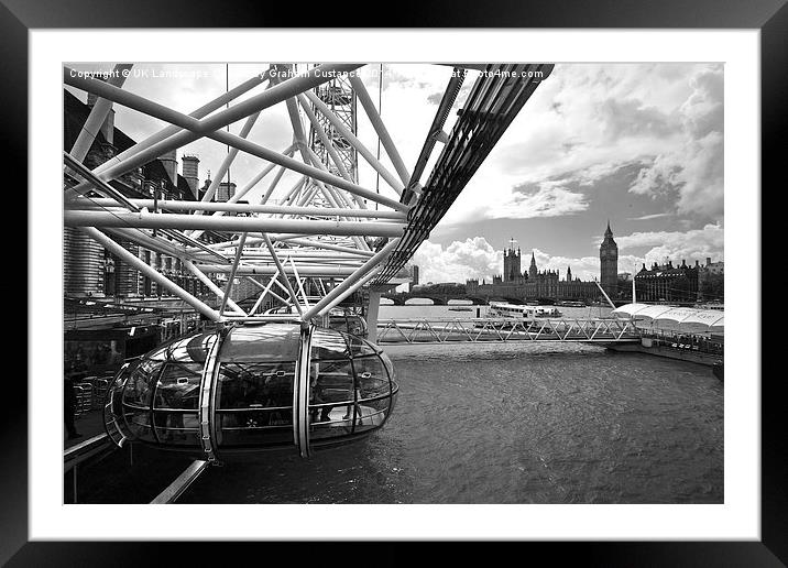 London Skyline Framed Mounted Print by Graham Custance