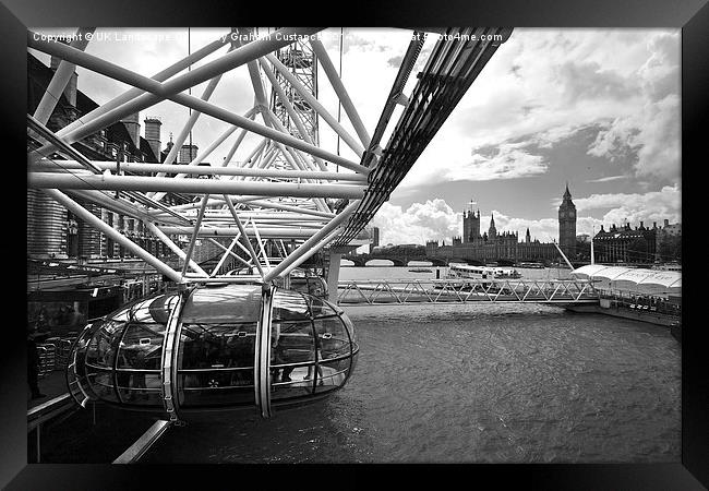 London Skyline Framed Print by Graham Custance