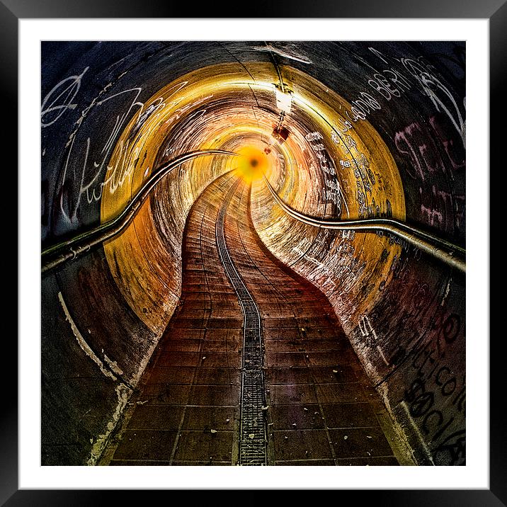 The tunnel Framed Mounted Print by Guido Parmiggiani
