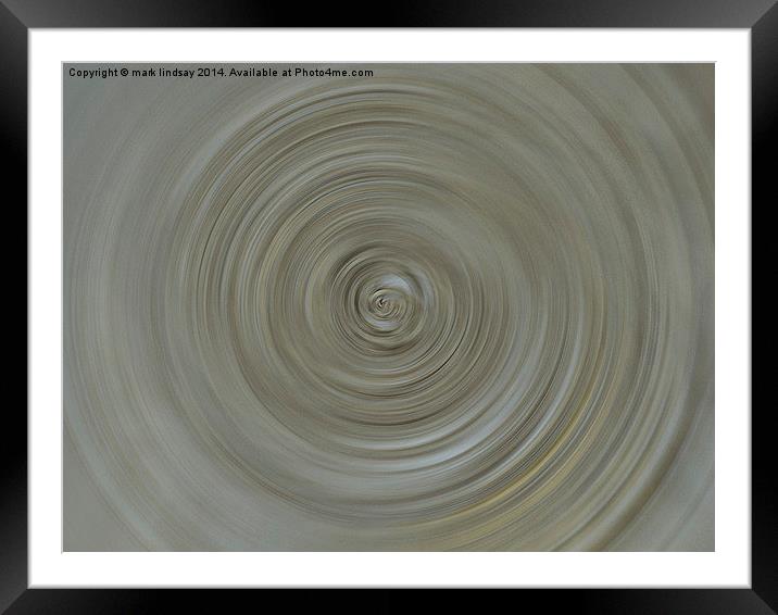 champagne twist Framed Mounted Print by mark lindsay