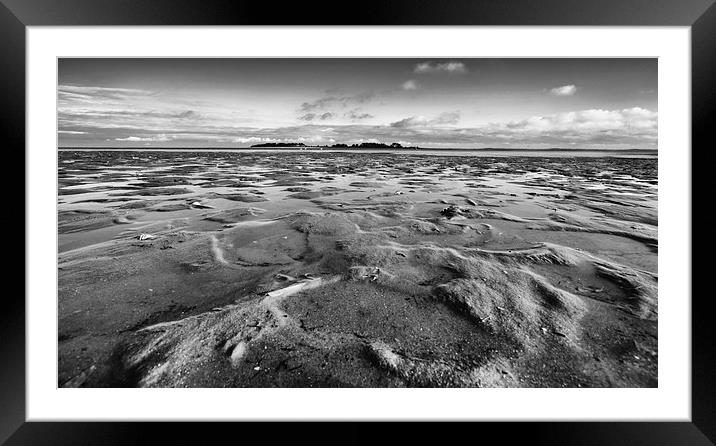 The open sands of Wells Framed Mounted Print by Mark Bunning
