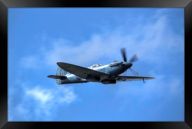 PM 631 Photographic Reconnaissance Spitfire Framed Print by Nigel Bangert