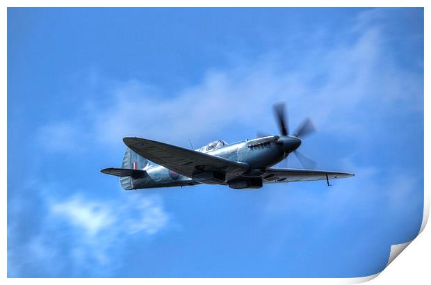 PM 631 Photographic Reconnaissance Spitfire Print by Nigel Bangert
