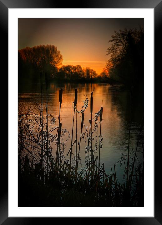 Dawn on the Exe Framed Mounted Print by Andy dean