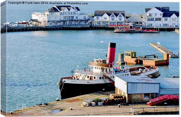 The area alongside the P&O Cruise terminal Canvas Print by Frank Irwin