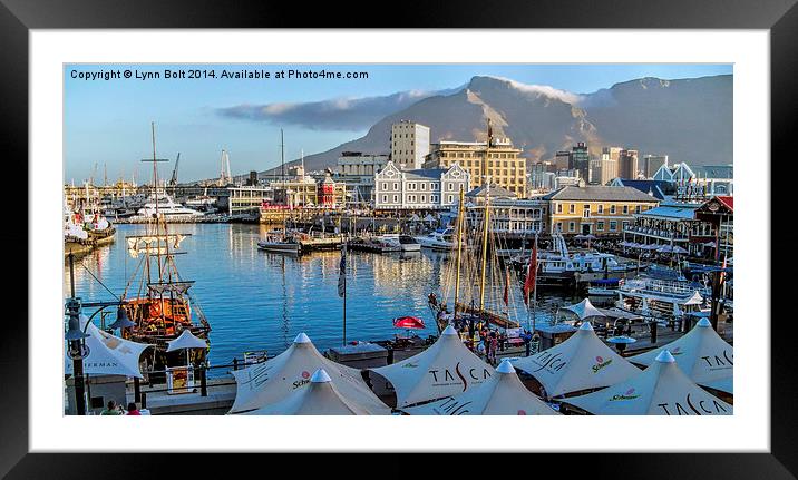 V & A Waterfront Cape Town Framed Mounted Print by Lynn Bolt