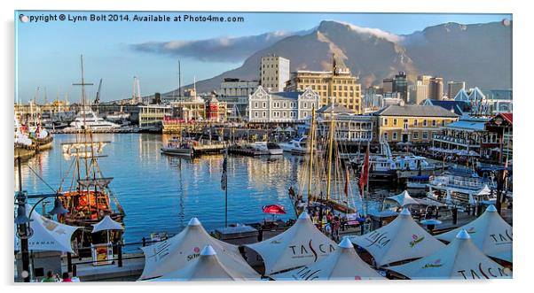 V & A Waterfront Cape Town Acrylic by Lynn Bolt