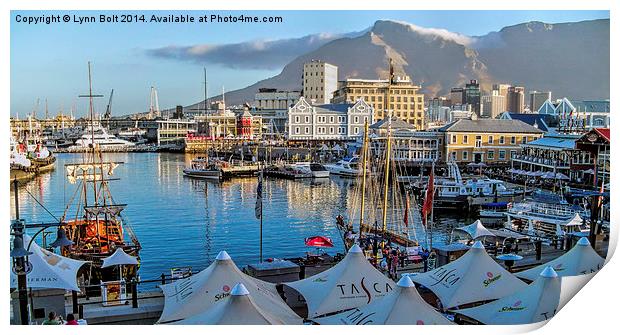V & A Waterfront Cape Town Print by Lynn Bolt