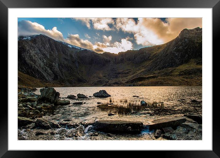 Cwm Idwal at Dusk Framed Mounted Print by Phil Tinkler