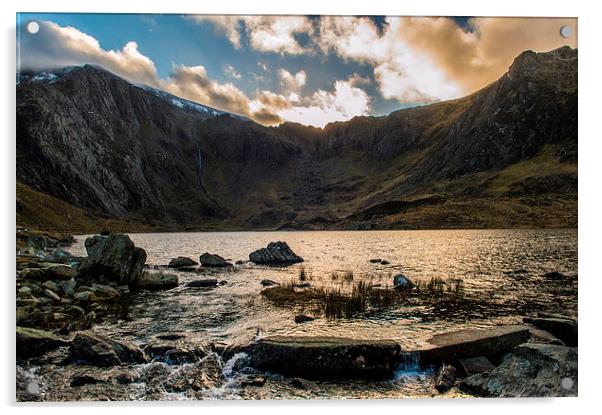 Cwm Idwal at Dusk Acrylic by Phil Tinkler
