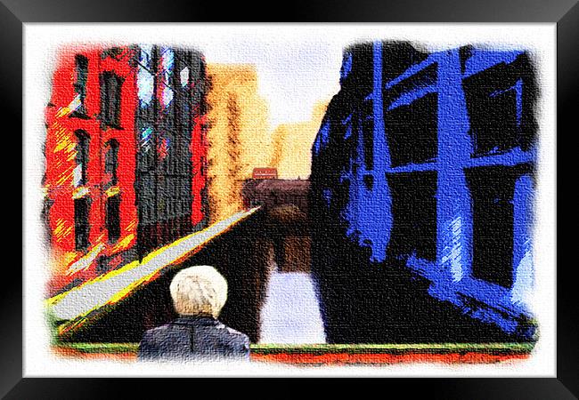 The Boy on the Bridge Framed Print by John B Walker LRPS