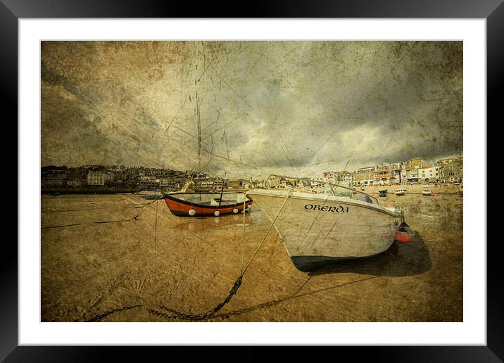 Oberda at St Ives Framed Mounted Print by Rob Hawkins