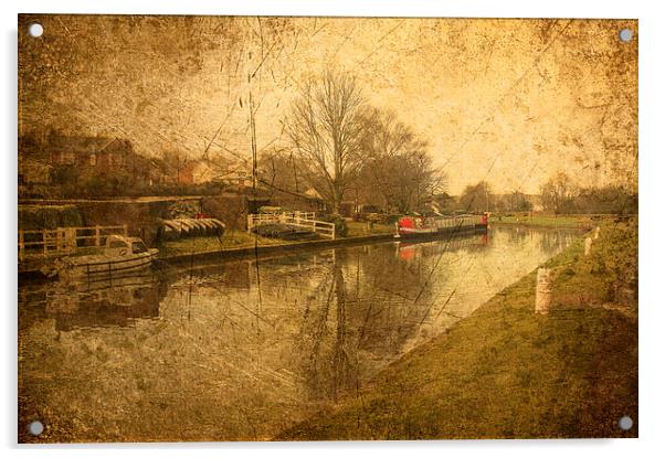 The Canal Basin Acrylic by Rob Hawkins