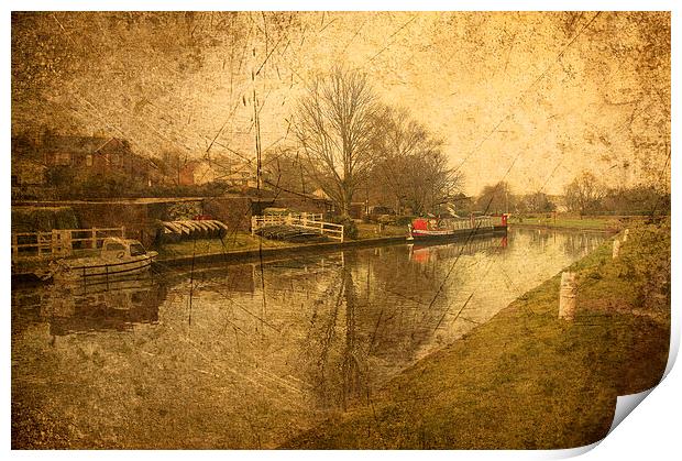 The Canal Basin Print by Rob Hawkins