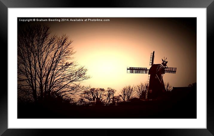 The Mill Framed Mounted Print by Graham Beerling