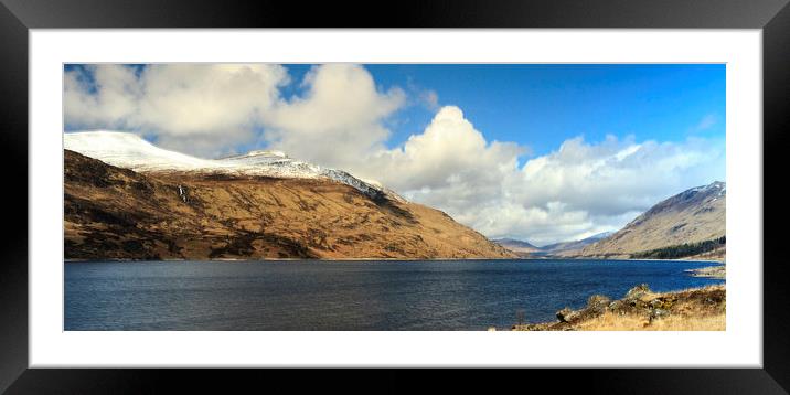 Loch Treig, Kinlochleven Framed Mounted Print by Campbell Barrie