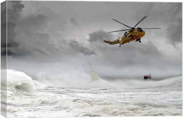 Search and Rescue Canvas Print by J Biggadike