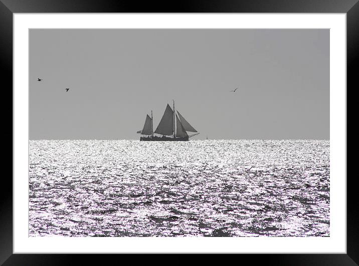 Sailing Framed Mounted Print by Piet Peters