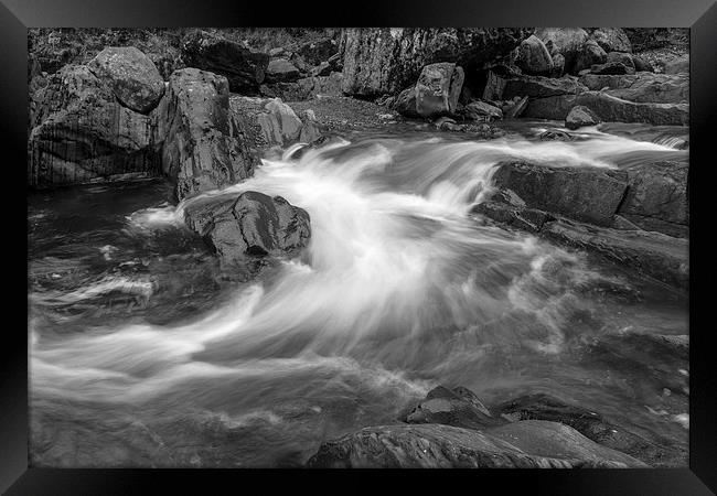 let it flow Framed Print by scott muir