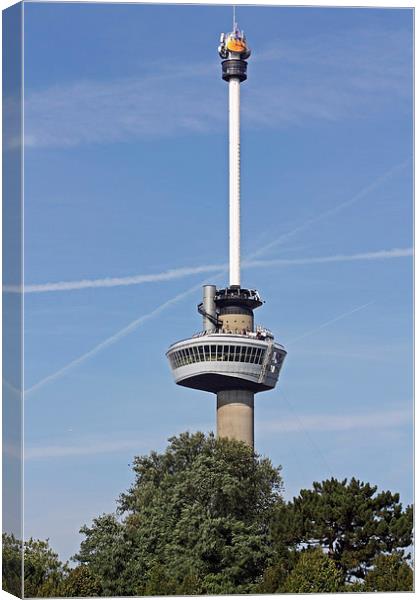 Euromast Rotterdam Canvas Print by Piet Peters