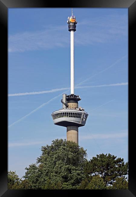 Euromast Rotterdam Framed Print by Piet Peters