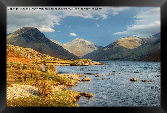 Great Gable Framed Print by Jamie Green
