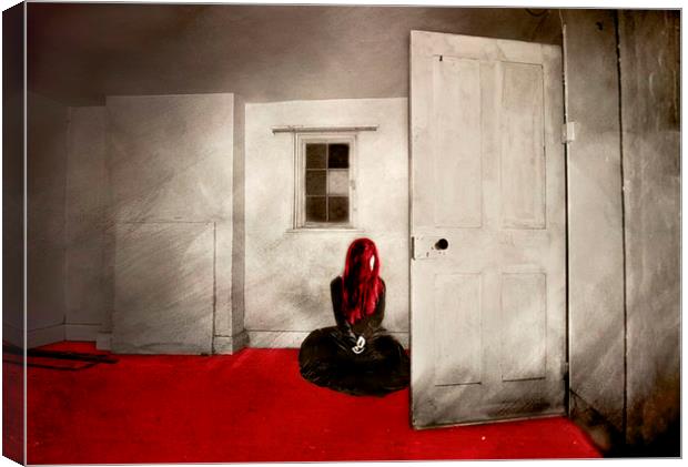 The Red Room Canvas Print by Dawn Cox