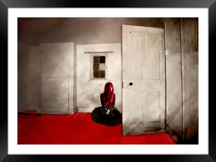 The Red Room Framed Mounted Print by Dawn Cox