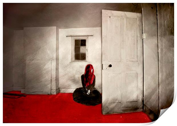 The Red Room Print by Dawn Cox