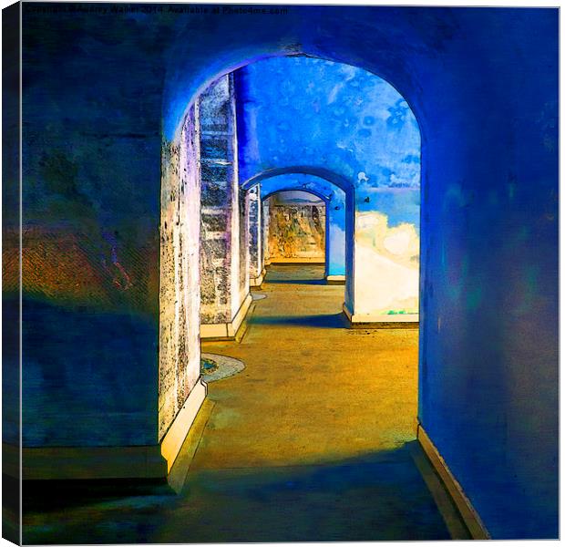 Hidden Archways Canvas Print by Audrey Walker