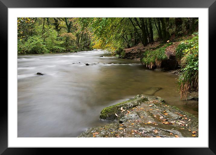 River Barle Exmoor Framed Mounted Print by Pete Hemington