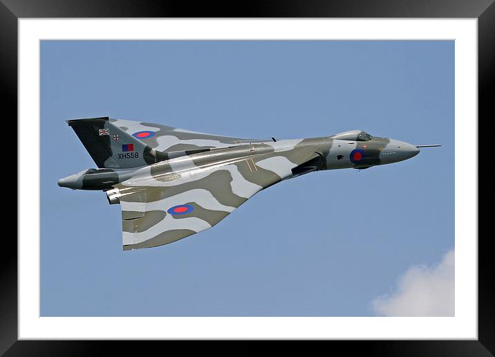 Vulcan Bomber XH558 Framed Mounted Print by Rachel & Martin Pics