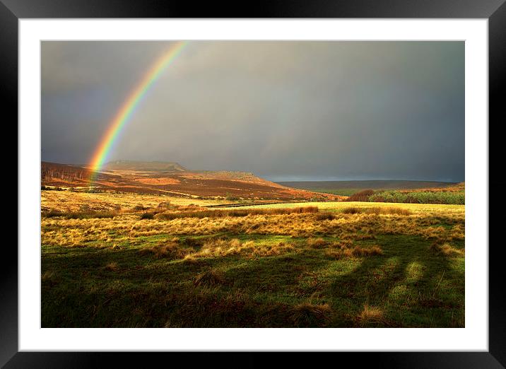 Rainbows End Framed Mounted Print by Darren Galpin