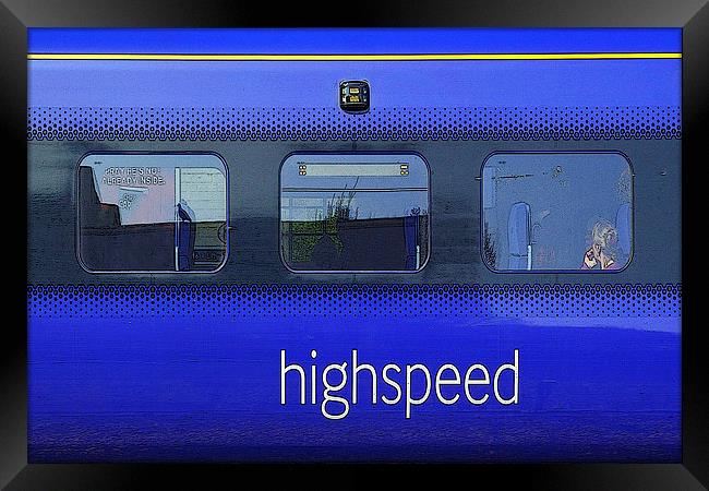 High Speed Framed Print by John B Walker LRPS