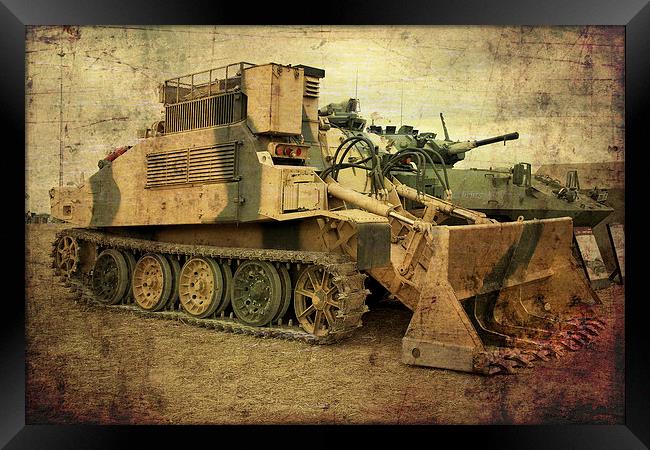 Armoured Power Framed Print by Rob Hawkins