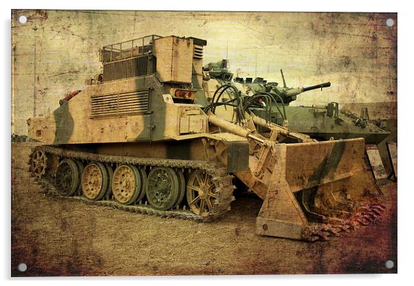 Armoured Power Acrylic by Rob Hawkins