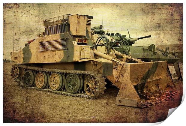 Armoured Power Print by Rob Hawkins