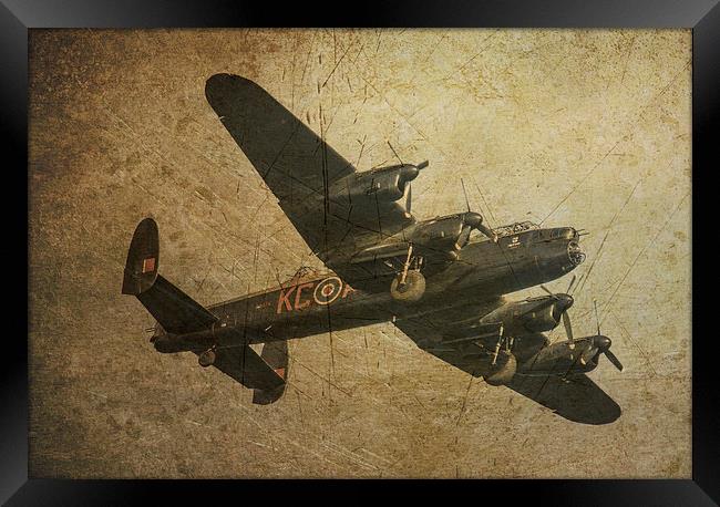 Avro Lancaster Framed Print by Rob Hawkins