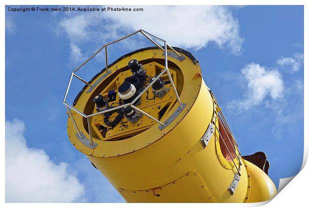 Alstom testing wave power Print by Frank Irwin