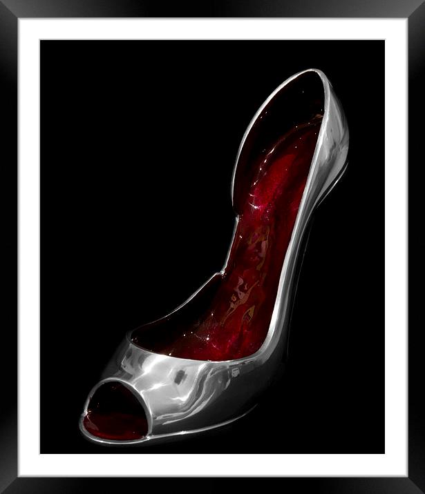 Silver Shoe Dreams Framed Mounted Print by David French