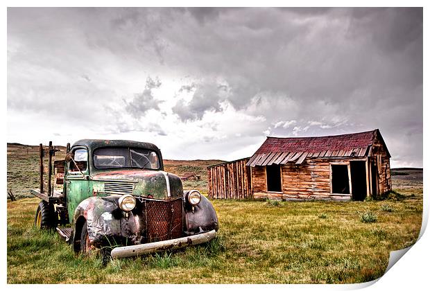 1939 Ford Truck @ Bodie, CA Print by Chris Frost