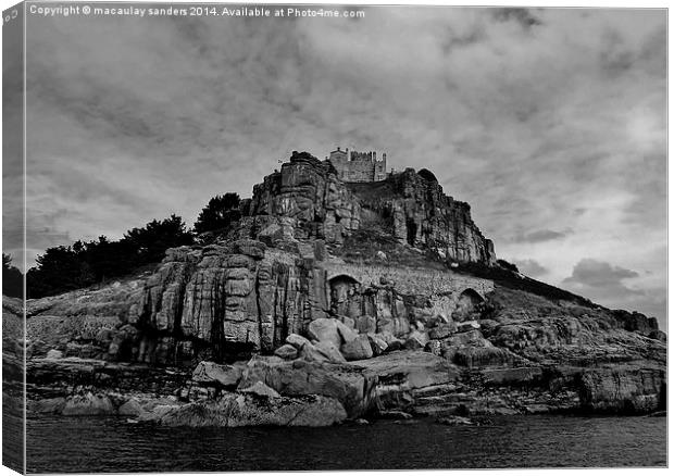 St michaels mount Canvas Print by macaulay sanders
