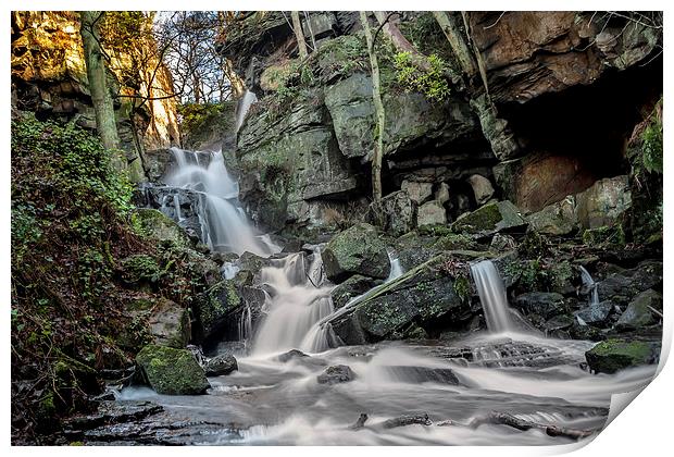 Lumsdale Falls Print by mhfore Photography