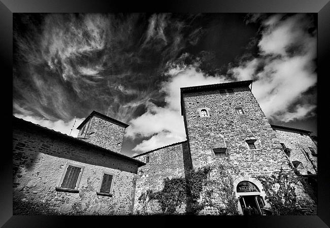 Volpai, Tuscany Itally Framed Print by Andy McGarry