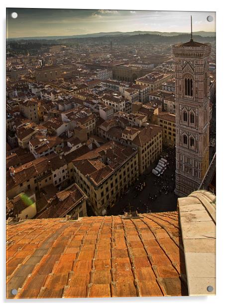 Florence Duomo Cathedral Acrylic by Andy McGarry