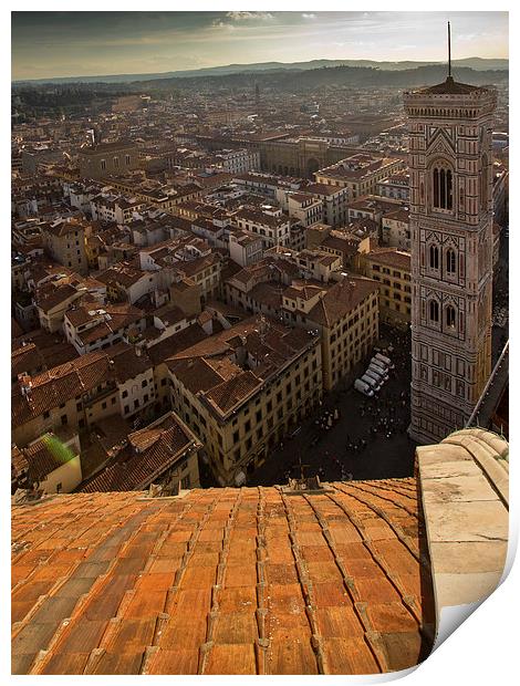 Florence Duomo Cathedral Print by Andy McGarry